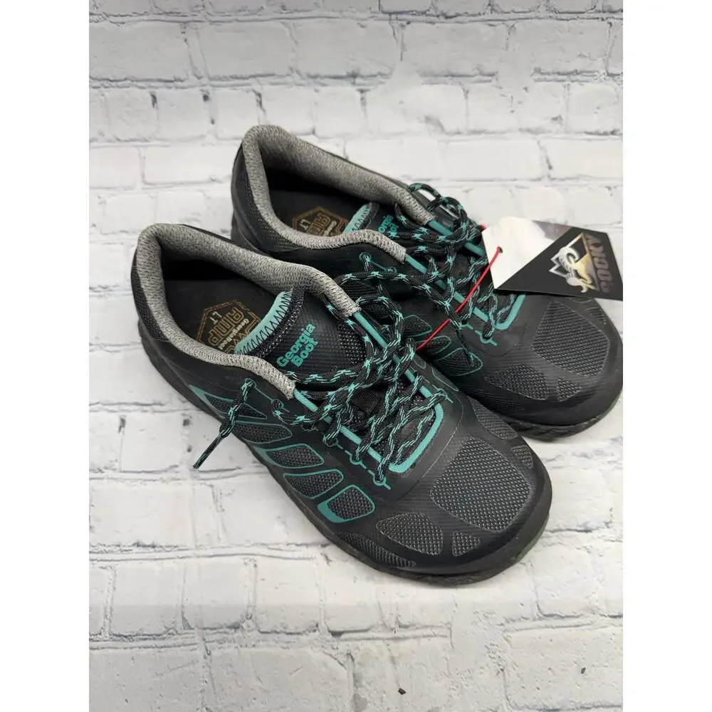 NWT Black Georgia Boot ReFLX Women's Alloy Toe 6.5